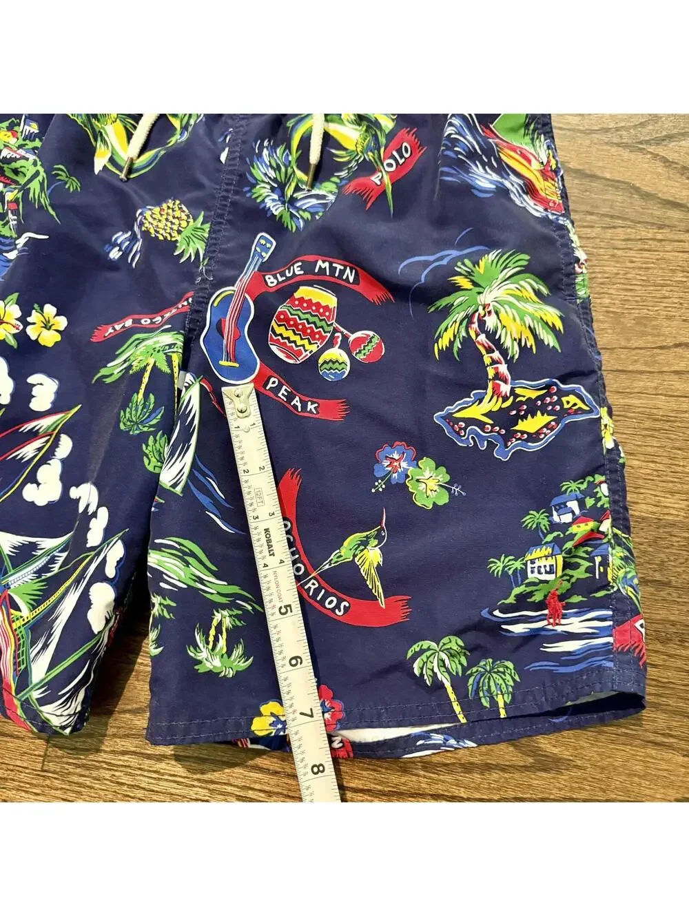 Polo Ralph Lauren Boys Jamaica Traveler Tropical All-Day Beach Shorts M 10/12
